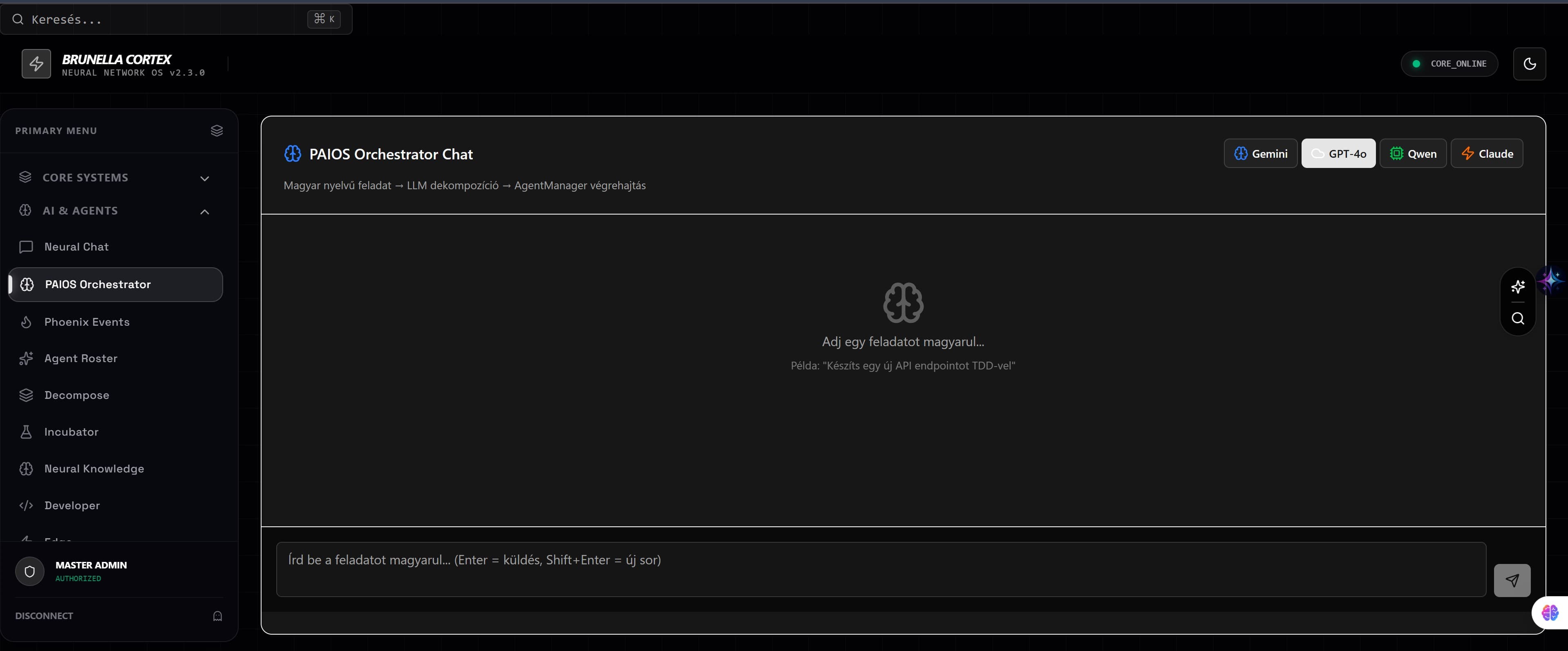 Brunella Agent System képernyőkép
